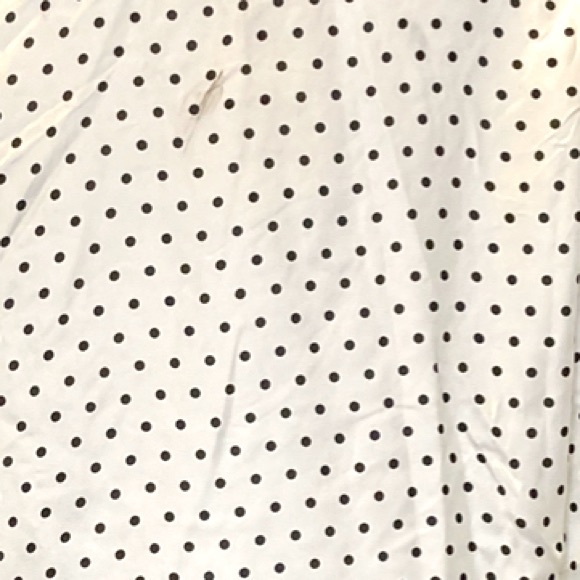 NWT Sandro Judith White and Black Polka Dot Shirt - Sz 4 - Picture 5 of 10